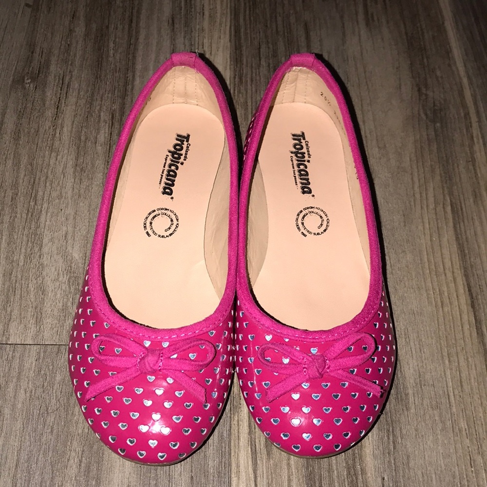 Pink little girl shoes